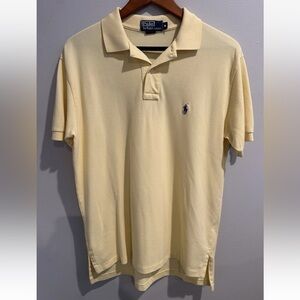 Polo Ralph Lauren Men’s Short Sleeve Polo Shirt Size Medium In Yellow